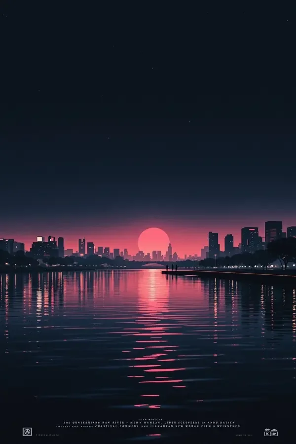 汉江边的一夜 电影海报