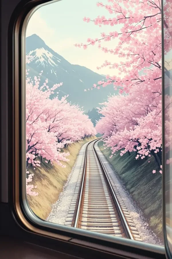 电车上的春天 电影海报