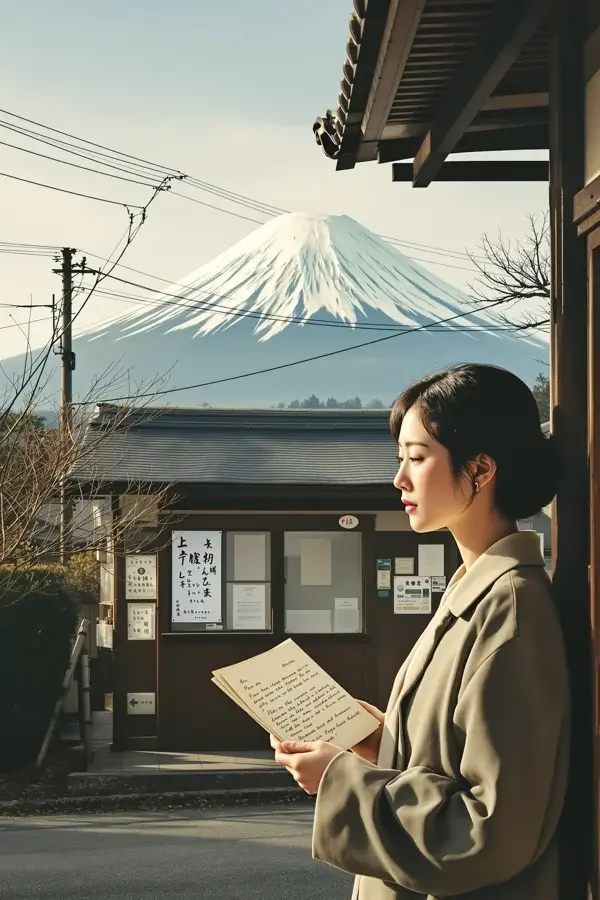 富士山下的信 电影海报